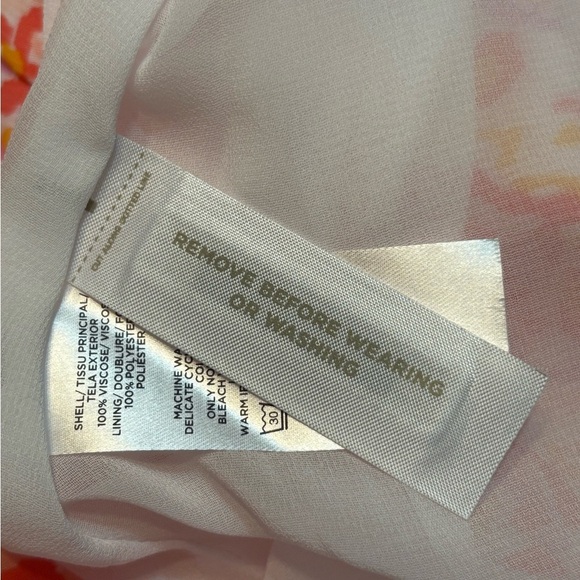 LOFT Vibrant Mini Dress with Crisscross back NWOT size Small - Picture 8 of 14